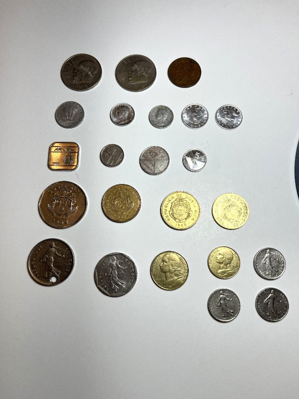 Lot Of 23 Various World Coins